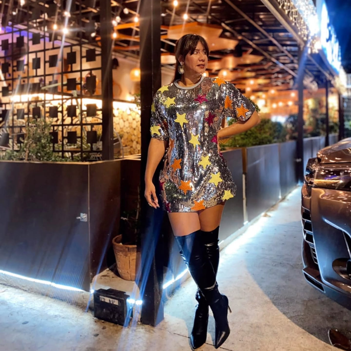 Shine Star Chic Dress